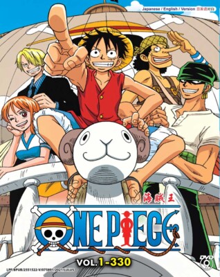 One Piece TV Series Episodes 1-330 Japanese Anime DVD English Sub