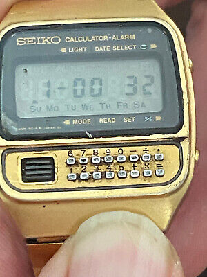 VINTAGE SEIKO CALCULATOR ALARM WRIST WATCH, C359-5019,WORKS,NO BATTERY HATCH | eBay VINTAGE SEIKO CALCULATOR ALARM WRIST WATCH, C359-5019,WORKS,NO BATTERY HATCH | eBay