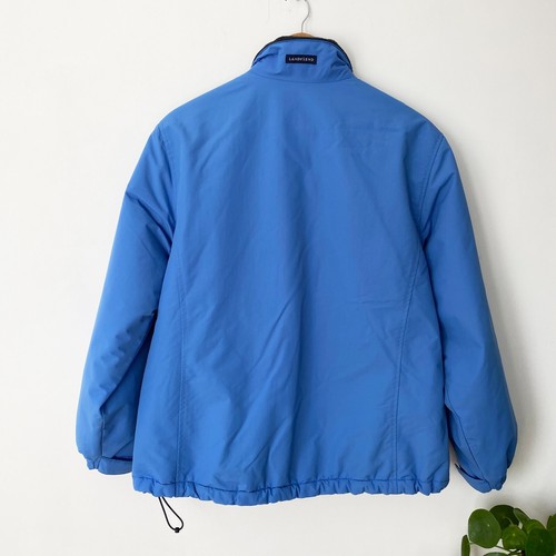 LANDS' END Womens Thick Fleece-Lined Jacket Large Size 14-16 Blue Full Zip - Picture 3 of 6