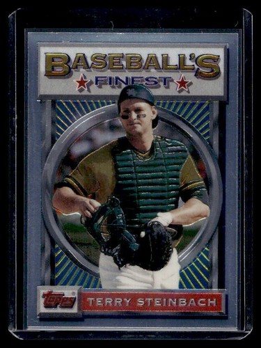 1993 Topps Finest - #67 Terry Steinbach Athletics - Picture 1 of 2