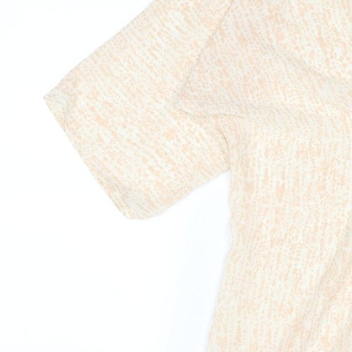 H&M Womens Beige Polyester Blend Blouse Size 8 - Picture 7 of 10