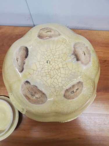 SAMMLERSTÜCK VINTAGE 50ER JAHRE RUMPF KERAMIK APFEL KEKSDOSE - Bild 6 von 8