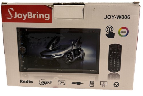 Joy-W006 Car Entertainment Multimediasystem 7 Zoll Doppel DIN HD, Bluetooth Neu - Bild 1 von 4