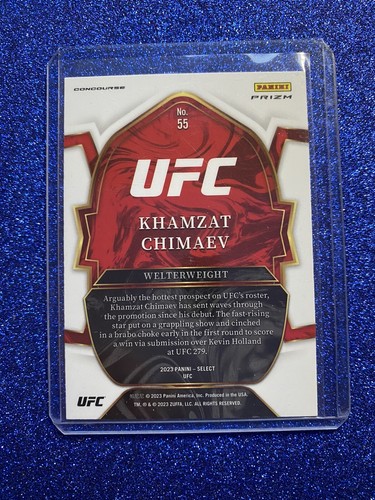 2023 PANINI-SELECT UFC-HOLO PRIZM-KHAMZAT CHIMAEV  - Bild 2 von 2