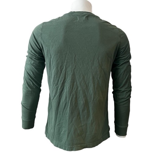 Psycho Bunny Hombres Talla XS Henley Manga Larga Biltmore Psycho Verde - Imagen 2 de 4