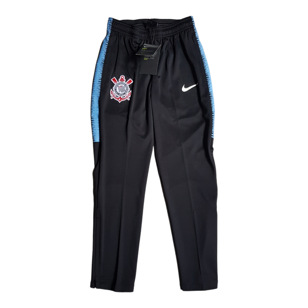 Youth's Nike SC Corinthians Dry Squad Pants Black/Blue size MEDIUM