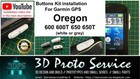 Garmin Oregon 600 - 650 (T) On/Off  Buttons kit (Silicone-Waterproof) Bouton