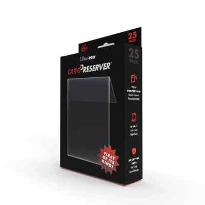 (25-Count) Ultra-Pro Card Preservers Resealable Combo Card Holder Semi Rigid