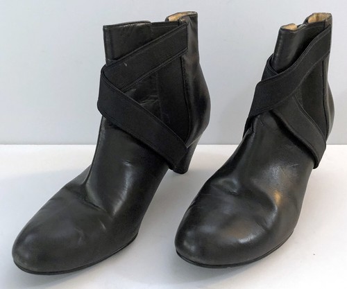 Cole Haan Women Black Ankle Boots 7B Used Very Good Condition - Picture 2 of 7