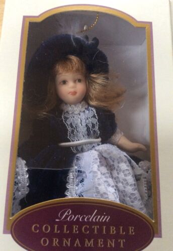 Sale🎈BNIB Set of 6 DG Creations Pretty Porcelain Colletable Dolls Ornaments, - Picture 6 of 9