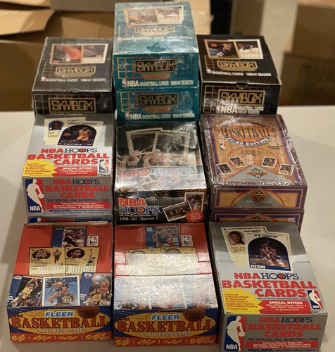 Lot of 55-60 Unopened Vintage NBA Basketball Cards in SEALED Packs NEW MJ PULLS! - Picture 2 of 3