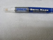 Dykem Brite-Mark Series Blue Medium Tip Permanent Paint Marker 84001