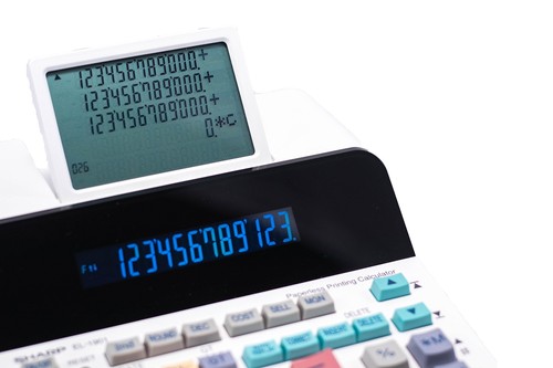 Eco Friendly Paperless Printing Calculator with 5 Line Display and 12 Digit Keys - Picture 5 of 5