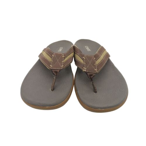 Chaps Herren Windhaven Tanga Flip-Flops braun/grau Gr. 13M - Bild 2 von 8