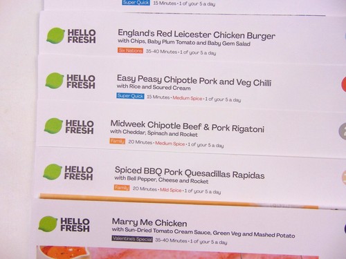 20 Hello Fresh Rezeptkarten | gemischt | keine Duplikate - Bild 3 von 14