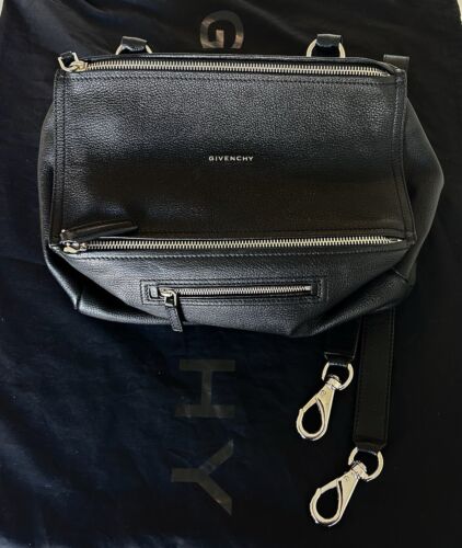 Givenchy pandora GoatskinLeather bag medium With Strap & Dust bag New With Tags - Picture 7 of 12