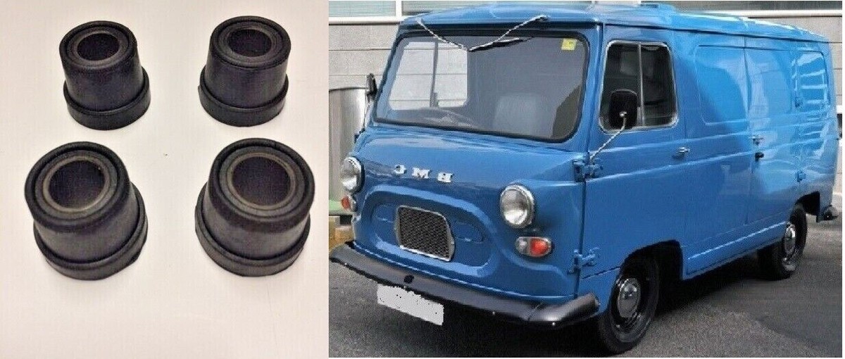 (x4) AUSTIN MORRIS J4 Van FRONT SUSPENSION TOP SWIVEL BUSHES (1960- 74)
