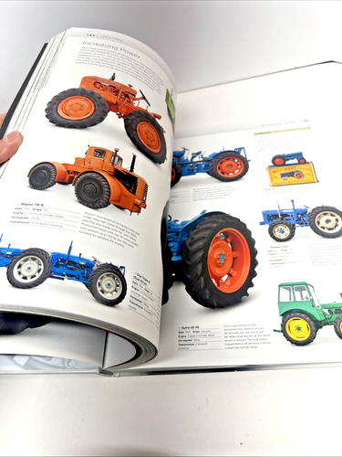 Tractor The Definitive Visual History DK Hardcover Book john deere IH Case - Foto 10 di 16