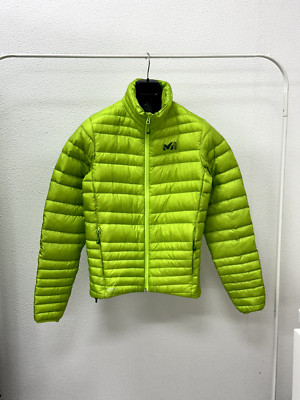 Millet Heel Lift Women s Down Jacket Acid Green Short Super Light Weight rn96386