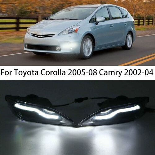 2X Front Fog Light Driving Turn signal Light Waterproof For Toyota Camry 2002-04 - Picture 3 of 12