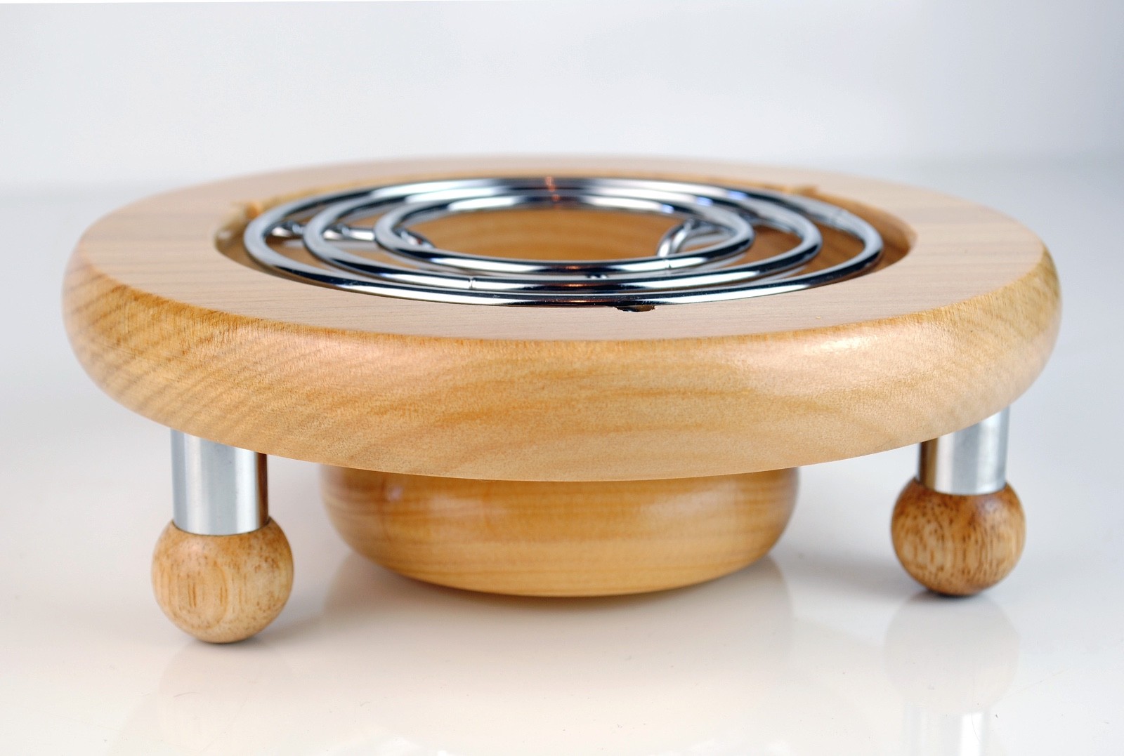 Teapot Warmer Wood 18cm Loose Tea Candle Burner Kitchen Caddy Kettle