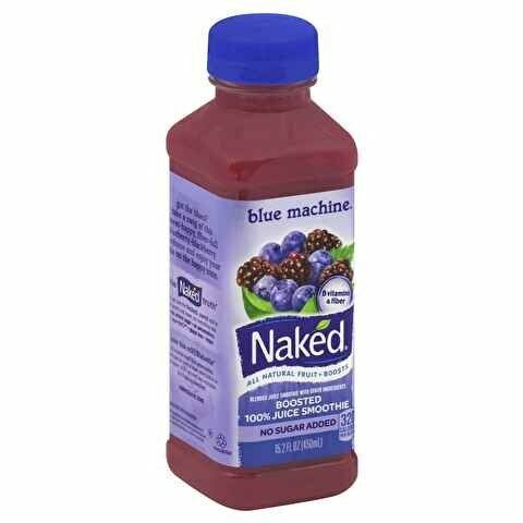 Nackter SMOOTHIE, BLAUE MASCHINE KEIN ZUCKERZUSATZ NICHT MILCHIG 100 % SAFT - Bild 2 von 2