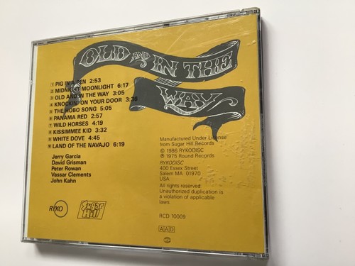 Old & In The Way "Old & In The Way" (CD, 1986, Ryko) Jerry Garcia - Picture 2 of 3