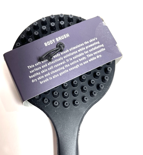 Tommy Bahama Cepillo Corporal Silcón Doble Cara para Hombre Negro Nuevo con Etiquetas - Imagen 5 de 5