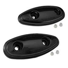 MF2539 Tappi Coperchi Malossi Specchietti Nero Lucido Yamaha TMax 500 2001/2007