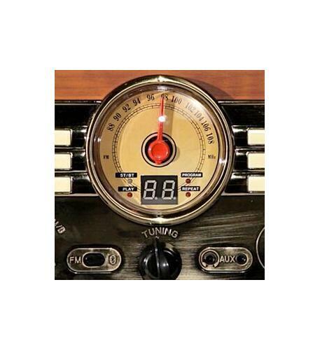 Innovative Technology VTA-200B-MAH 6-in-1 Victrola Entertainment Center - Picture 3 of 4