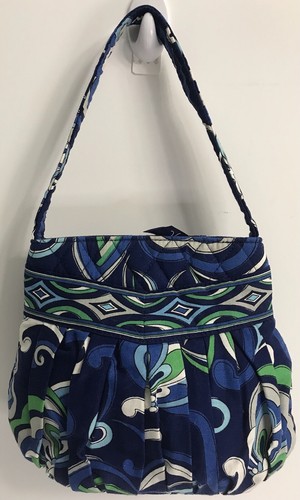 Vera Bradley Hannah Handtasche mediterran blau klein Abschlussball Tanz Handtasche - Bild 1 von 7