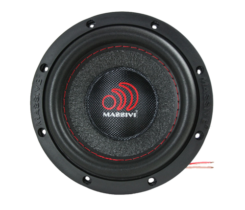 SUBWOOFER DE AUDIO PARA AUTOMÓVIL MASSIVE AUDIO SUMMO 64 XL 400 W 6.5" ÚNICO 4 OHM 6-1/2" - Imagen 2 de 4