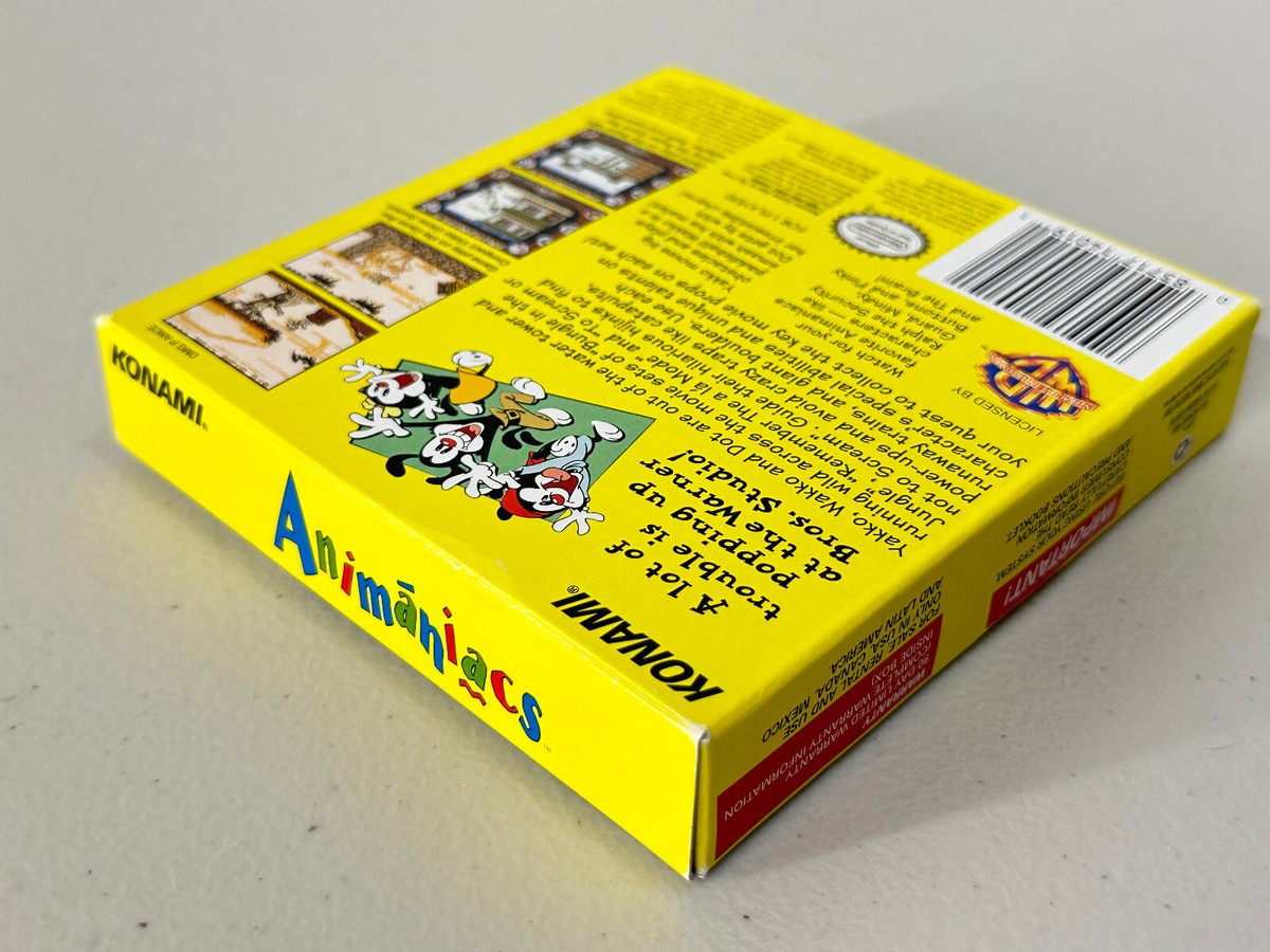 Animaniacs (Nintendo Game Boy) w/Box Authentic | eBay Animaniacs (Nintendo Game Boy) w/Box Authentic | eBay