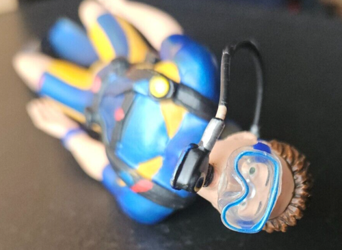 KEVIN THE UNDERWATER ADVENTURER. SCUBA DIVER FIGURE. SAFARI LTD. 7 1/2 IN. - Picture 5 of 6