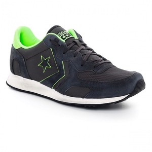 Scarpe Converse Auckland Racer ox almost black green gecko grigio verde fluo Scarpe Converse Auckland Racer ox almost black green gecko grigio verde fluo