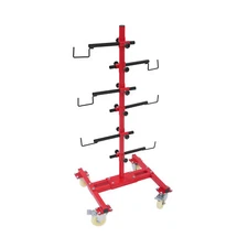 150lbs Panel Tree Paint Stand Panel Holder Car Panel Painting Stand w/ 6 Hooks