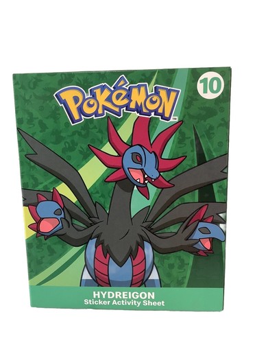2025 McDonald's Happy Meal #10 Pokemon Hydreigon Sticker Activity Sheet New - Picture 1 of 3