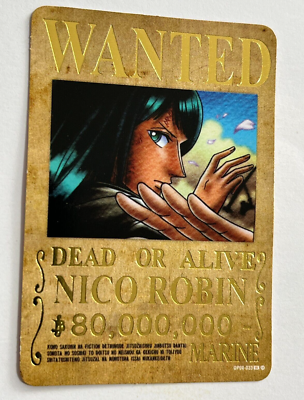 2024 ONE PIECE Card Game TCG #363 NICO ROBIN WANTED Peru Edition