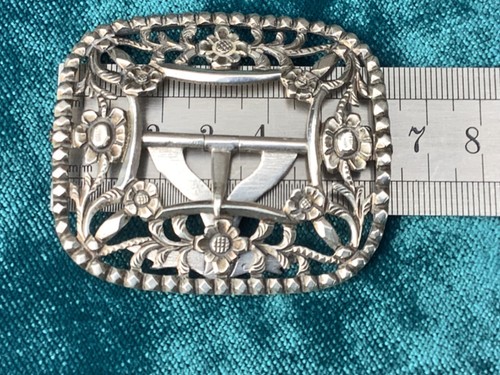 COLLECTION ANTIQUE VICTORIAN/GEORGIAN SILVER BUCKLES - Picture 15 of 15