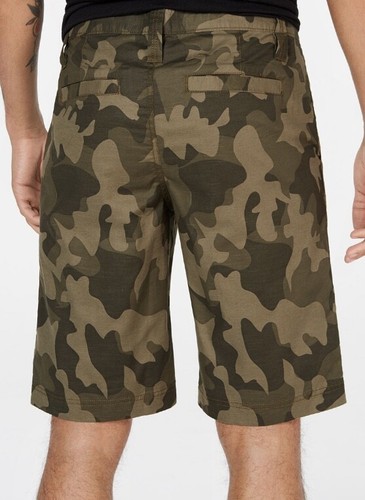 INC  Men's  chambray camo shorts Size 34 - Picture 2 of 2