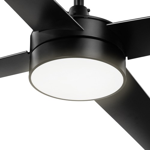 48" 4 Blades Lamp Indoor Control Remote Ceiling Fan with 3 Color LED Light w/ AC - Picture 12 of 14