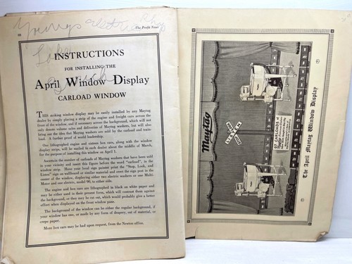 Maytag White Lightning And The Profit News 1928 SCARCE! The Maytag Company! - Picture 6 of 6