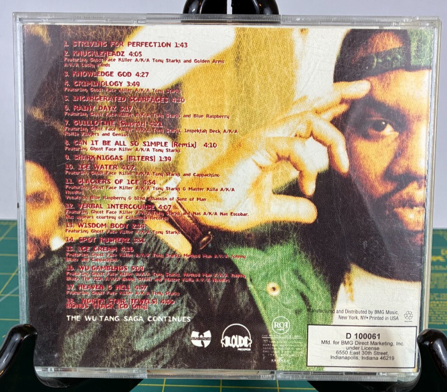 Raekwon - Only Built 4 Cuban Linx CD - Wu-Tang - RCA 66663-2