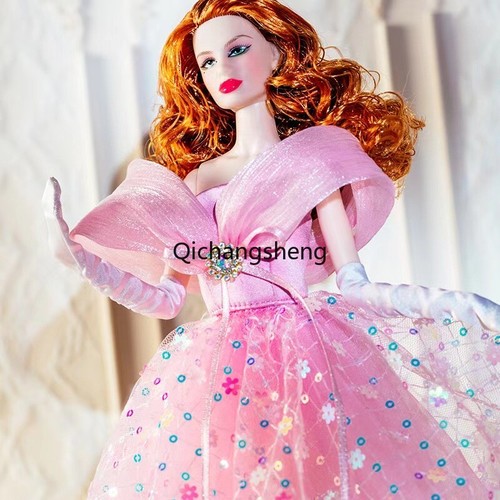 Elegant Pink 11.5" Doll Clothes Outfits Evening Dress Princess Wedding Gown 1/6 - Picture 10 of 17