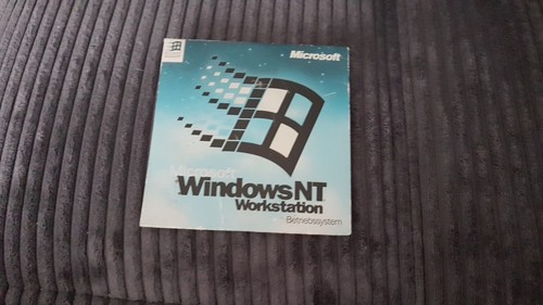 Windows NT Workstation 4.0 CD mit Lizenzkey  -  RARITÄT - Bild 1 von 2