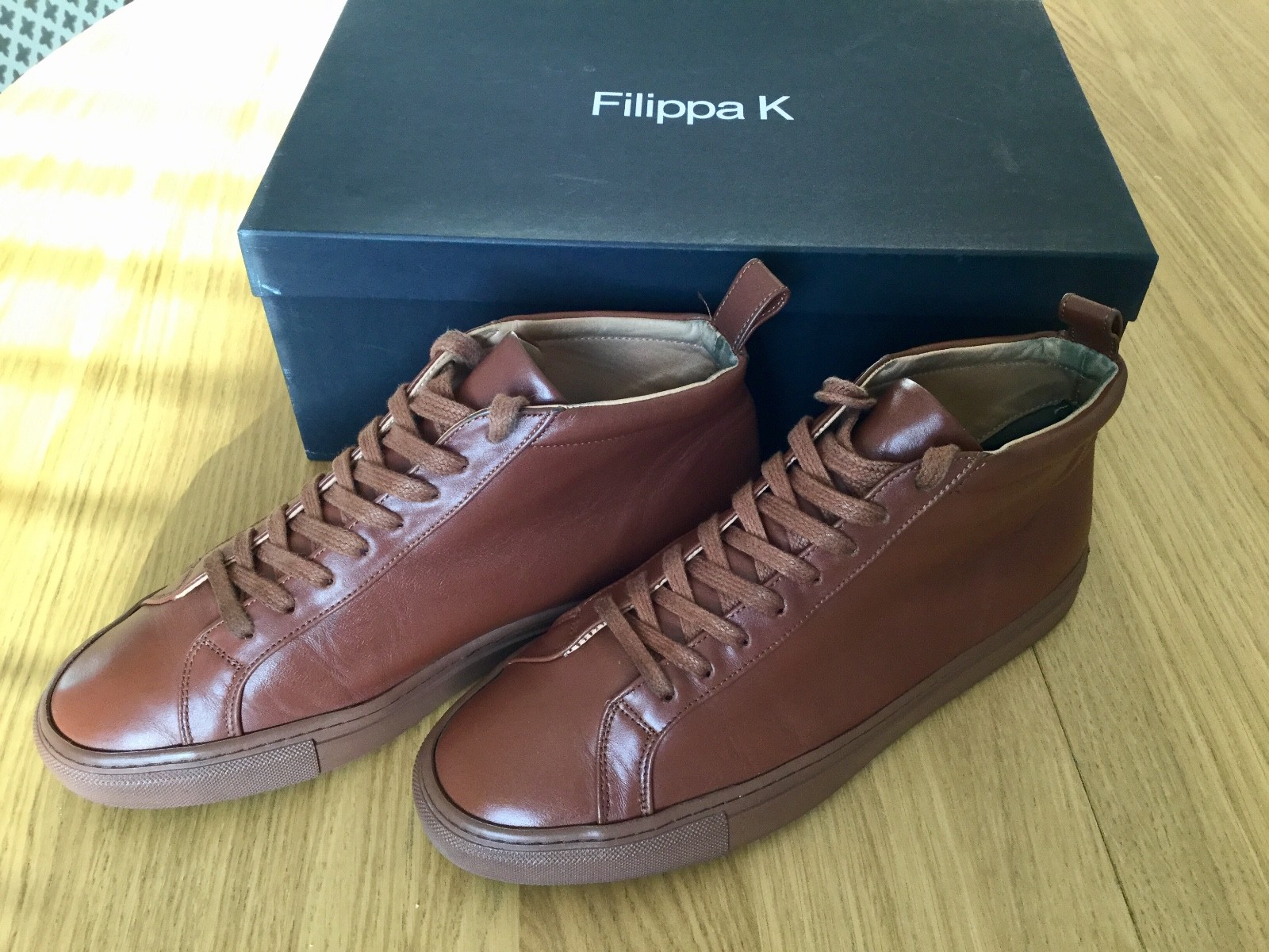 Filippa K Morgan Morgan Morgan TAN BROWN IN PELLE Hi Top Stivali Stile Common Projects cc5e4b Filippa K Morgan Morgan Morgan TAN BROWN IN PELLE Hi Top Stivali Stile Common Projects cc5e4b