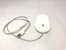 Apple Mighty Mouse White Optical Wired USB, 28” Cord, Model A1152, OEM | FAIR
