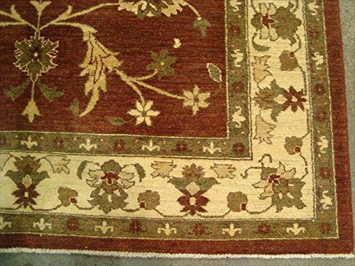 Area Rug Exclusive Chobi Zeigler Mahal Vege Dyed Hand Knotted Carpet (9.1x6.1)' - Picture 7 of 9