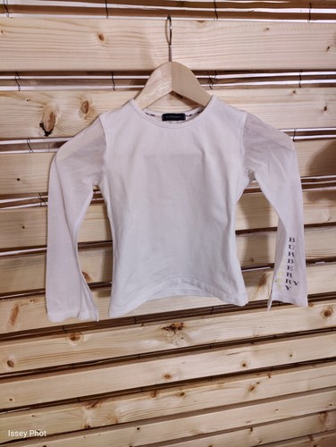 Burberry Langarmshirt Girls Gr.8 122/128 transparente Ärmel - Bild 3 von 4