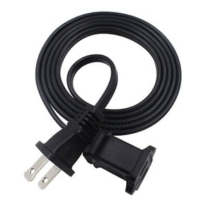 3ft/1m short US power extension cable cord US AC 2-Prong male/female power cable 3ft/1m short US power extension cable cord US AC 2-Prong male/female power cable